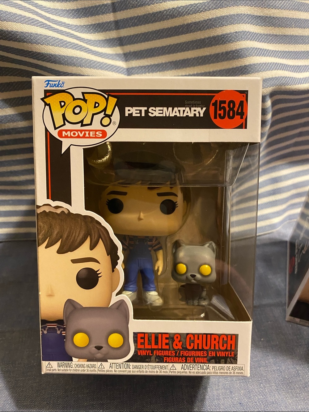 Funko Pop! Pet Sematary Set - White, Black, Orange, Yellow, Red, All Three - Picture 5 of 5